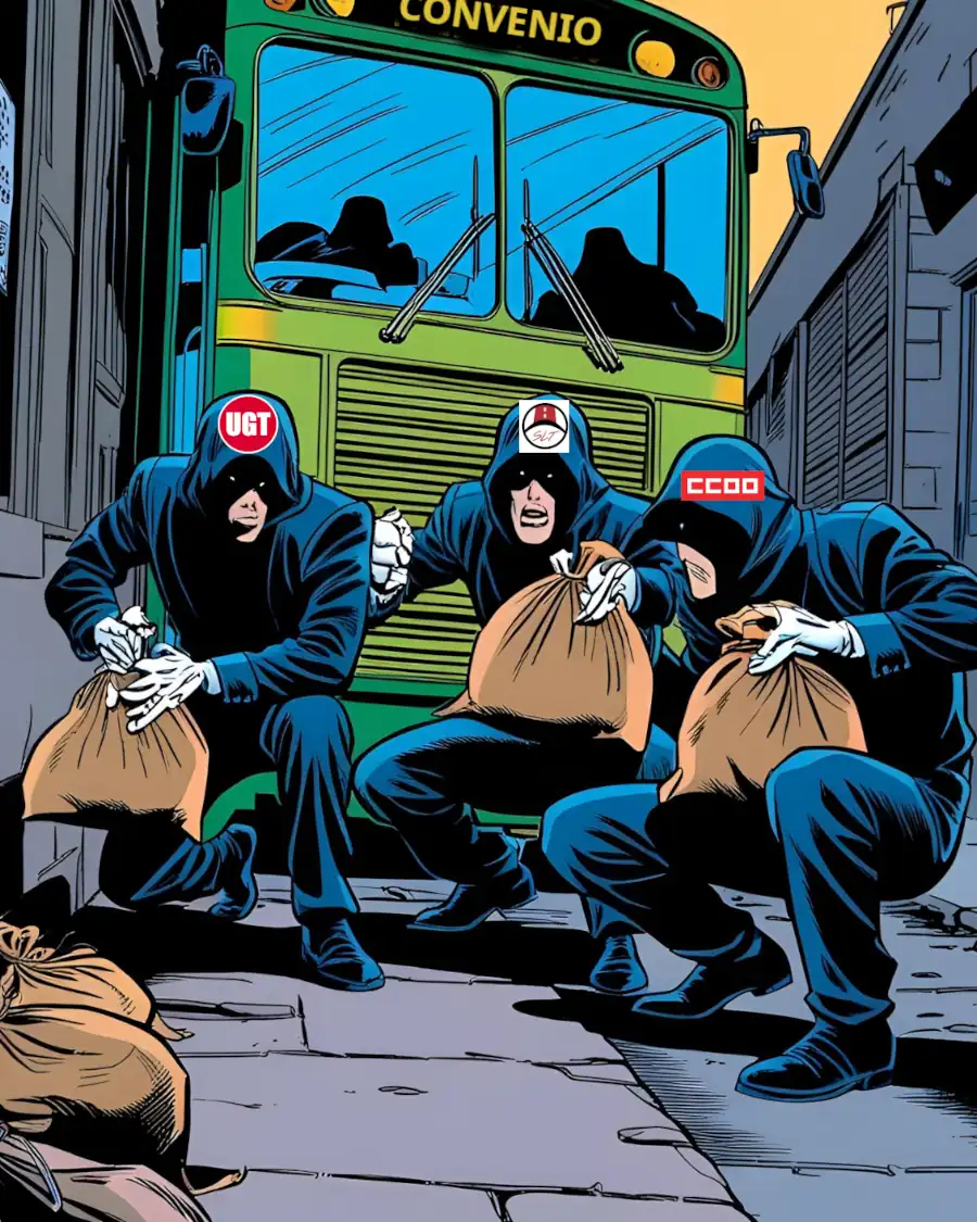 Convenio Tte Viajeros por carretera Madrid 2025: UGT,SLT y CCOO traicionan a los trabajadores