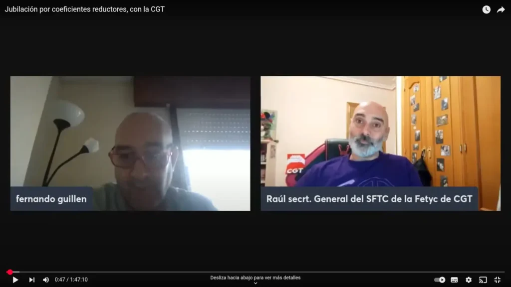 Entrevista sobre los coeficientes reductores