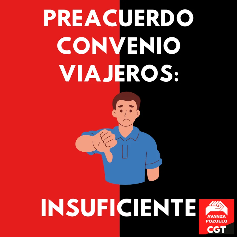 preacuerdo convenio viajeros transporte por carretera madrid:insuficiente